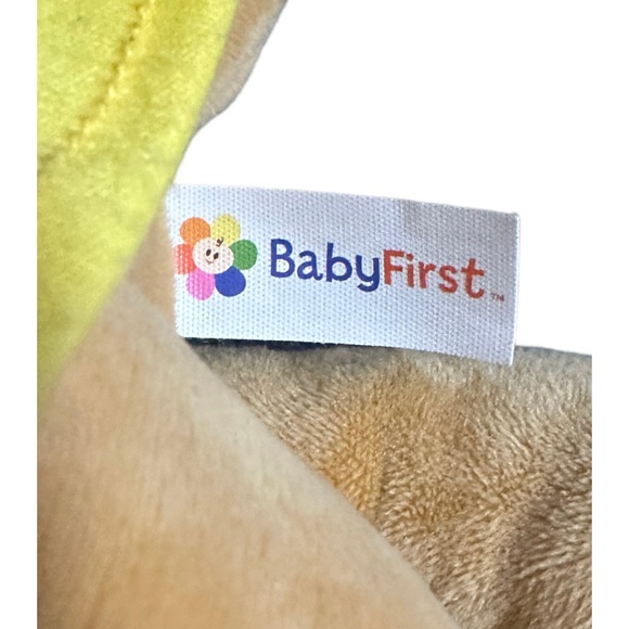 BABY FIRST TV Show Youtube Plush 12” Squeak Mouse Yellow Tee Stuffed Animal - Picture 3 of 3